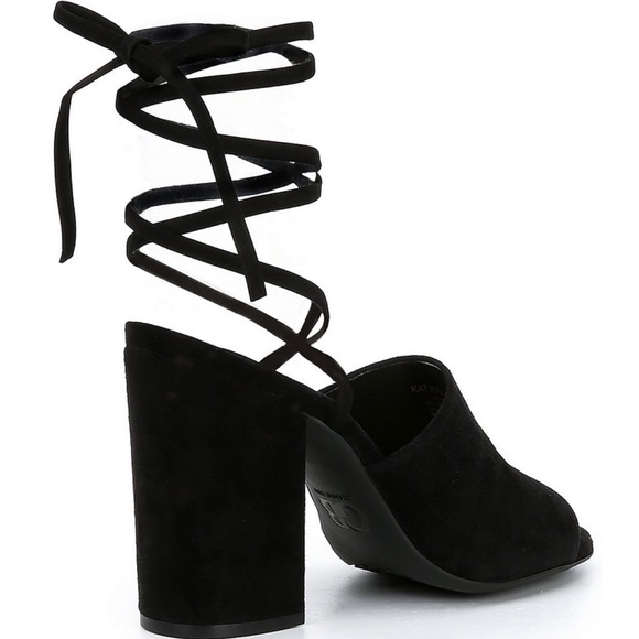 Kat-Kall Ankle Wrap Block Heel Mules - Picture 6 of 6